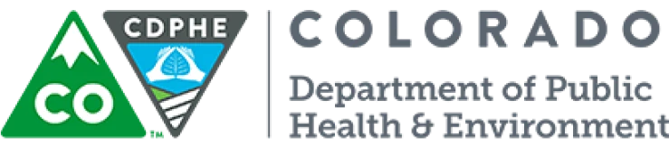 Colorado Department of Public health & Environment Logo