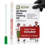 At-home mold testing kit with lab fees included and fast 1-week results