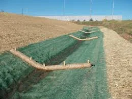 Erosion control matting example of how to prevent soil erosion on a construction site