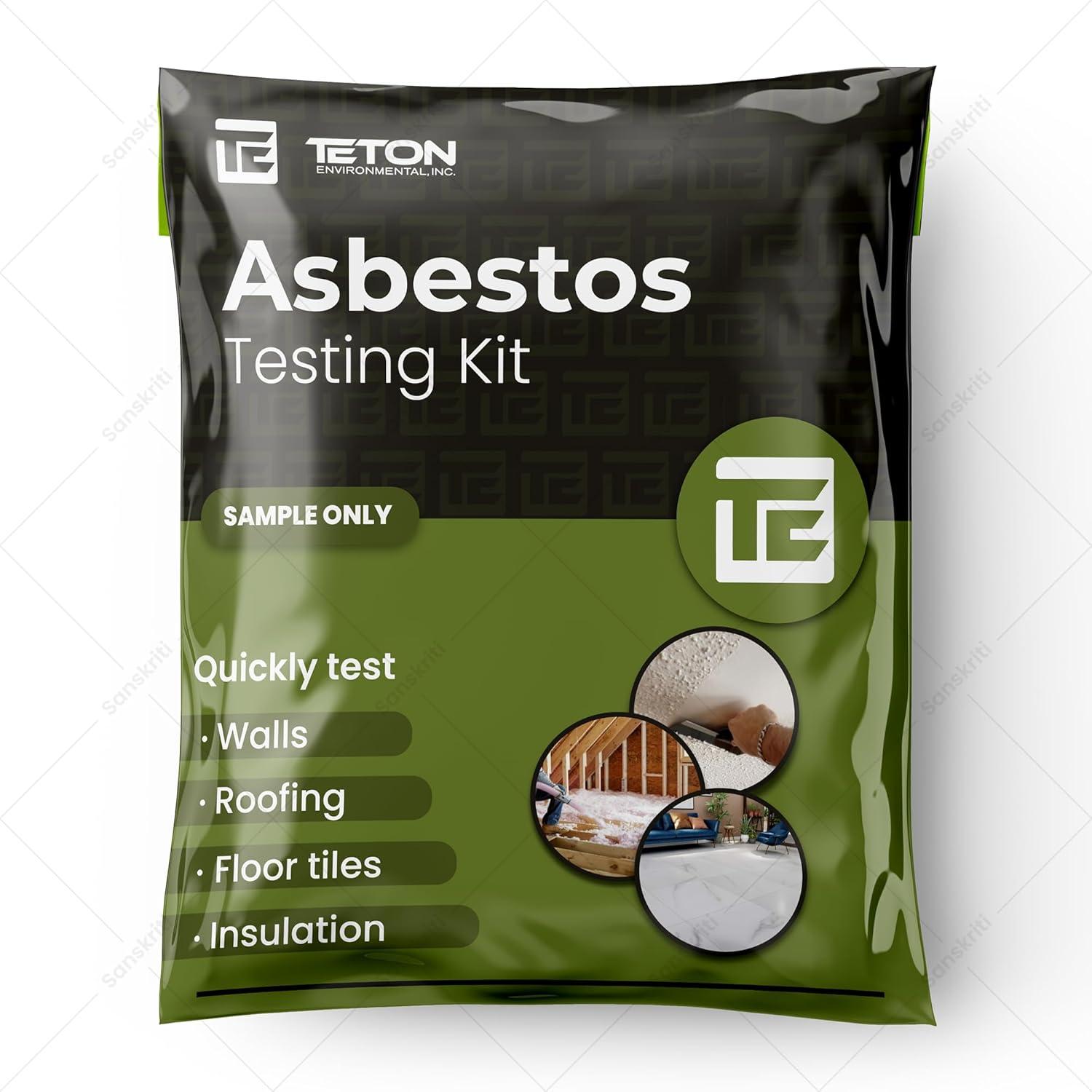 Asbestos Test Kit - Fast, Accurate & EPA-Approved Lab Analysis, Easy-to-Use Sampling, Results in 5-7 Days,