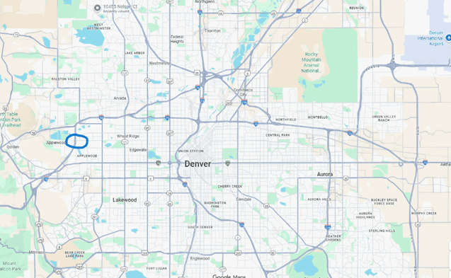 mold remediation denver location on map